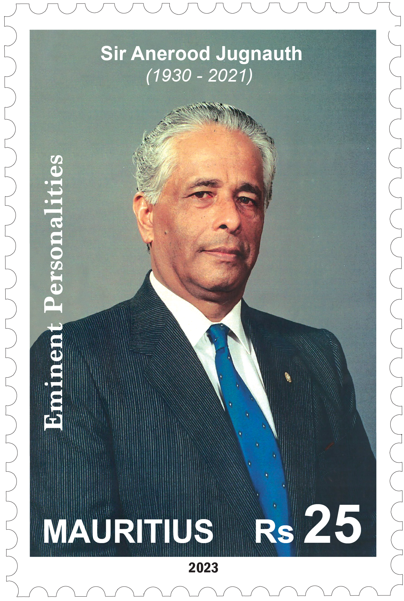 Sir Anerood Jugnauth (1930-2021) - Two panes of 25