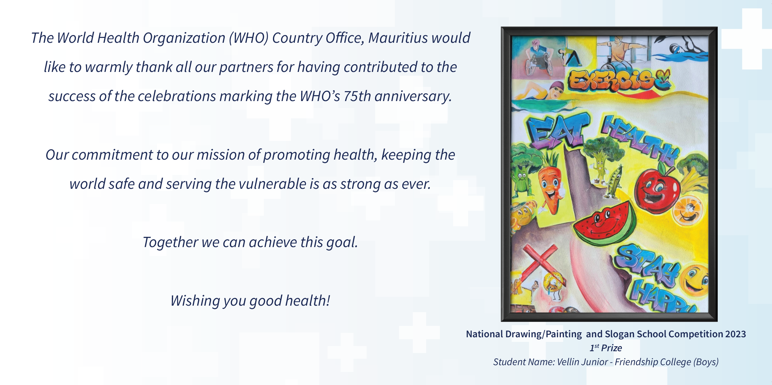 Commemoration of the World Health Organization - Image 2