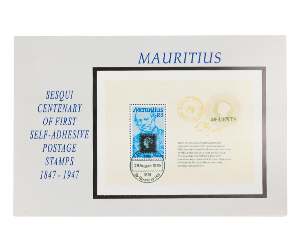Mauritius "Post Office" Two Pence Blue