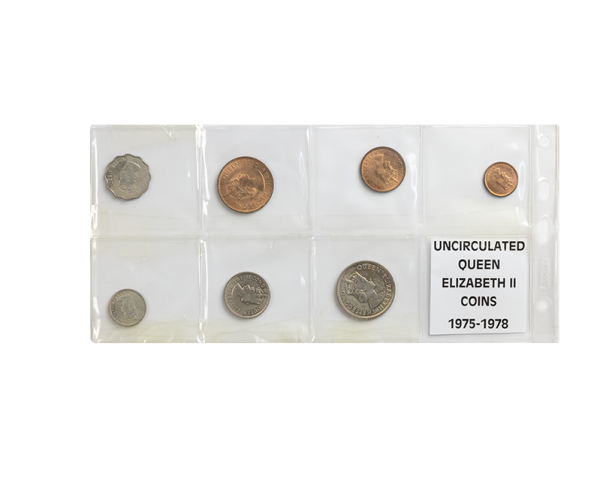 Queen Elizabeth II  1975  Coin  Set (VR)